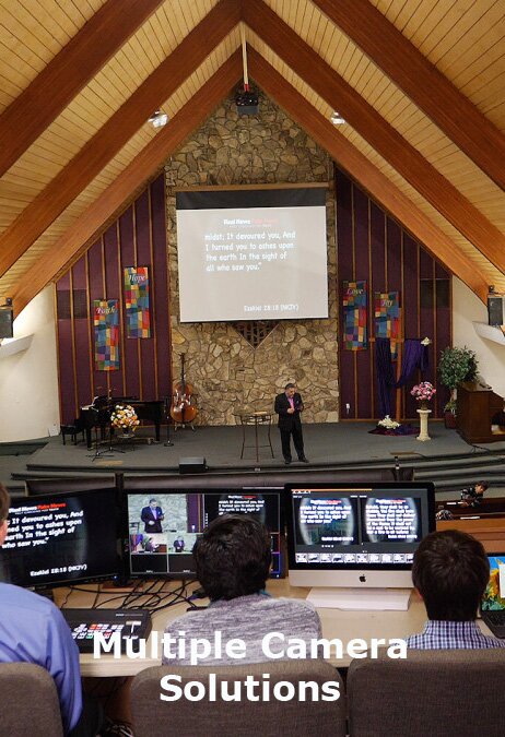 PTZ camera in a church setting