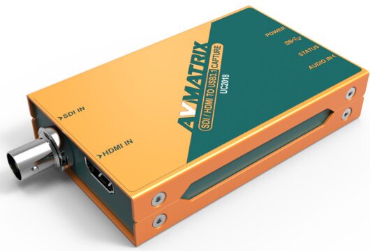 SDI and HDMI connections into a video switcher