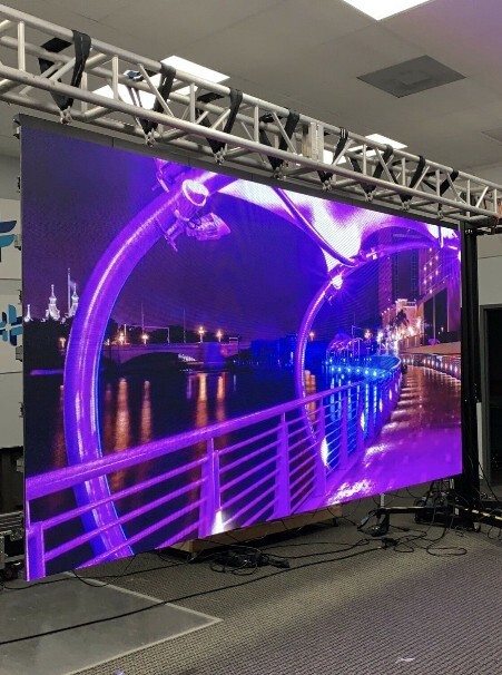 Video Wall Hire Outdoor video wall hire